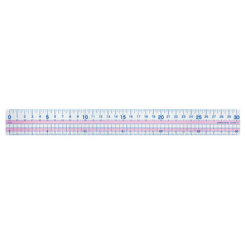 コクヨ-直線定規-まなびすと-再生PET樹脂製-30cm目盛り-GY-GBA111P-ピンク | 1 | ブング・ステーション