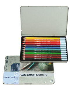 サクラクレパス-ヴァンゴッホ水彩色鉛筆-12色セット-T9774-0012 | 1 | ブング・ステーション