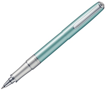 トンボ鉛筆-水性ボールペン-スワロフスキー使用モデル-ZOOM505SW-BW-LZS42-ライトブルー | 1 | ブング・ステーション