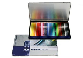 サクラクレパス-ヴァンゴッホ-色鉛筆-36色セット-メタルケース入り--157371-T9773-0036 | 1 | ブング・ステーション