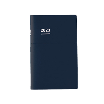コクヨ-ジブン手帳Biz-mini-2023-B6スリム-マットカバータイプ-マットネイビー-ニ-JBM1DB-23 | 1 | ブング・ステーション
