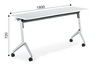 コクヨ-KT-S1201PAWMN3-会議用フラップテーブル-リーフライン-パネルなし-棚付き-W1800×D600 | ブング・ステーション