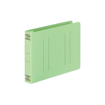 コクヨ-フラットファイルW＜厚とじ＞-樹脂製とじ具-B6横-250枚--10冊セット--フ-W18NG-緑 | ブング・ステーション