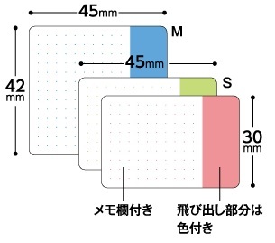 コクヨ-クリヤーホルダー用ラベル＜KaTaSu＞-ふせんタイプ-強粘着-Mサイズ-タ-CH12B-青 | 4 | ブング・ステーション