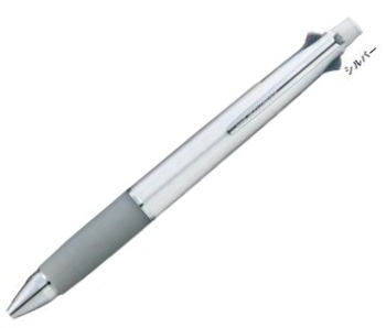 三菱鉛筆-ジェットストリーム4-1-0-7mm-JETSTREAM-MSXE5-1000-07-26-シルバー | ブング・ステーション