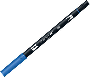 トンボ鉛筆-水性マーカー-ＡＢ－Ｔ＜Cobalt-Blue-コバルトブルー-＞-デュアルブラッシュペン-AB-T535 | 1 | ブング・ステーション