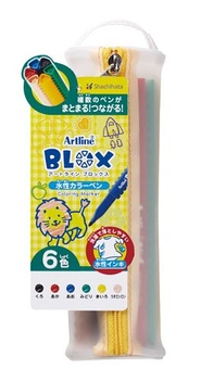 シャチハタ-Artline-BLOX-水性カラーペン-6色セット-KTX-300-6W | 1 | ブング・ステーション