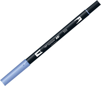 トンボ鉛筆-水性マーカー-ＡＢ－Ｔ＜Mist-Purple-ミストパープル-＞-デュアルブラッシュペン-AB-T553 | ブング・ステーション