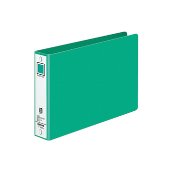 コクヨ-リングファイル-色厚板紙表紙-B6-220枚-2穴-フ-408NG-緑 | 1 | ブング・ステーション