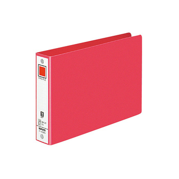 コクヨ-リングファイル-色厚板紙表紙-B6-220枚-2穴-フ-408NR-赤 | 1 | ブング・ステーション
