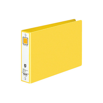 コクヨ-リングファイル-色厚板紙表紙-B6-220枚-2穴-フ-408NY-黄 | 1 | ブング・ステーション