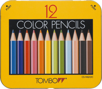 トンボ鉛筆-ミニ色鉛筆12色ＮＱ-削り器付パック-BCA-151 | 1 | ブング・ステーション