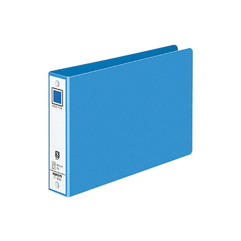 コクヨ-リングファイル-色厚板紙表紙-B6-220枚-2穴-フ-408NB-青 | 1 | ブング・ステーション