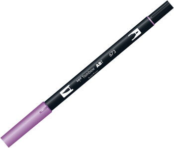 トンボ鉛筆-水性マーカー-ＡＢ－Ｔ＜Orchid-オーキッド-＞-デュアルブラッシュペン-AB-T673 | 1 | ブング・ステーション