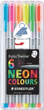 ステッドラー-トリプラス-ファインライナー-細書きペン-ネオンカラー-6色セット-334-SB6CS3 | 1 | ブング・ステーション