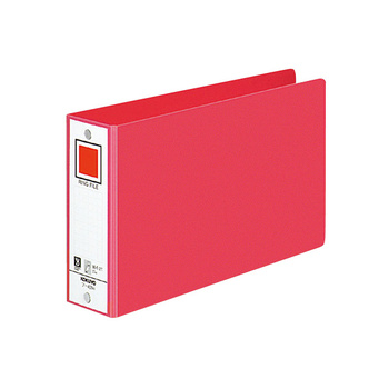 コクヨ-リングファイル-色厚板紙表紙-B6-330枚-2穴-フ-409NR-赤 | 1 | ブング・ステーション