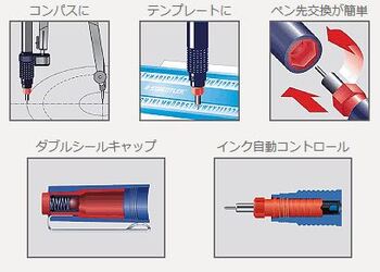 ステッドラー-マルス-マチック-クロームニッケル鋼ペン先-0-13mm-ISO--マルス-マチック-製図ペン用--750-M013 | 2 | ブング・ステーション