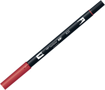 トンボ鉛筆-水性マーカー-ＡＢ－Ｔ＜Persimmon-パーシモン-＞-デュアルブラッシュペン-AB-T835 | 1 | ブング・ステーション