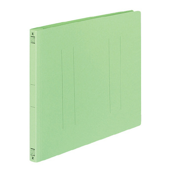 コクヨ-フラットファイルV-樹脂製とじ具-A4横--10冊セット--フ-V15G-緑 | ブング・ステーション