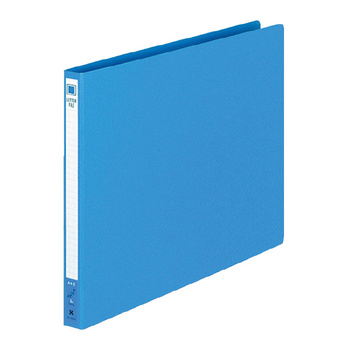 コクヨ-レターファイル-色厚板紙表紙-A4横-120枚-2穴-フ-555B-青 | 1 | ブング・ステーション