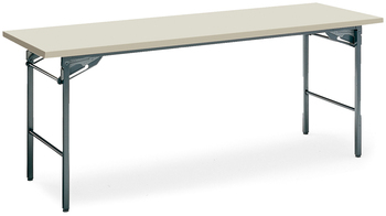 コクヨ-脚折りたたみ式会議用テーブル-棚無し-W1800×D450-KT-30TNN-チーク | 2 | ブング・ステーション