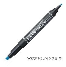 ゼブラ-蛍光ペン-蛍光オプテックス-ケア-WKCR1-BL-青 | ブング・ステーション