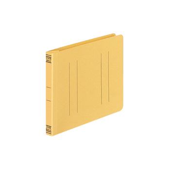 コクヨ-フラットファイルV-樹脂製とじ具-B6横--10冊セット--フ-V18Y-黄 | ブング・ステーション