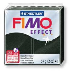 ステッドラー-CLAY-FIMO-オーブンクレイ-フィモ-エフェクト-＜パールブラック＞-8020-907 | 1 | ブング・ステーション