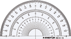 ステッドラー-半円分度器-12cm-968-51-12 | ブング・ステーション