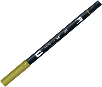 トンボ鉛筆-水性マーカー-ＡＢ－Ｔ＜Avocado-アボカド-＞-デュアルブラッシュペン-AB-T098 | ブング・ステーション