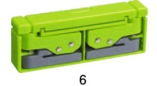 LIHITLAB--コンパクトパンチ-P-1040-6-黄緑 | 1 | ブング・ステーション