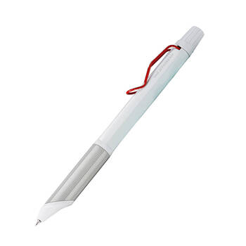 三菱鉛筆-3色ボールペン-0-28mm-ジェットストリームエッジ3＜JETSTREAM-EDGE-3＞-ホワイトレッド-SXE3250328-W15 | 1 | ブング・ステーション