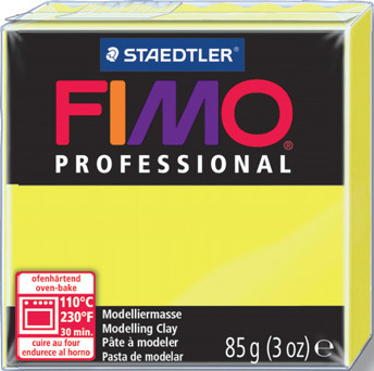 ステッドラー-CLAY-FIMO-オーブンクレイ-フィモ-プロフェッショナル-＜イエロー＞-8004-1 | ブング・ステーション