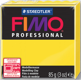 ステッドラー-CLAY-FIMO-オーブンクレイ-フィモ-プロフェッショナル-＜ピュアイエロー＞-8004-100 | 1 | ブング・ステーション